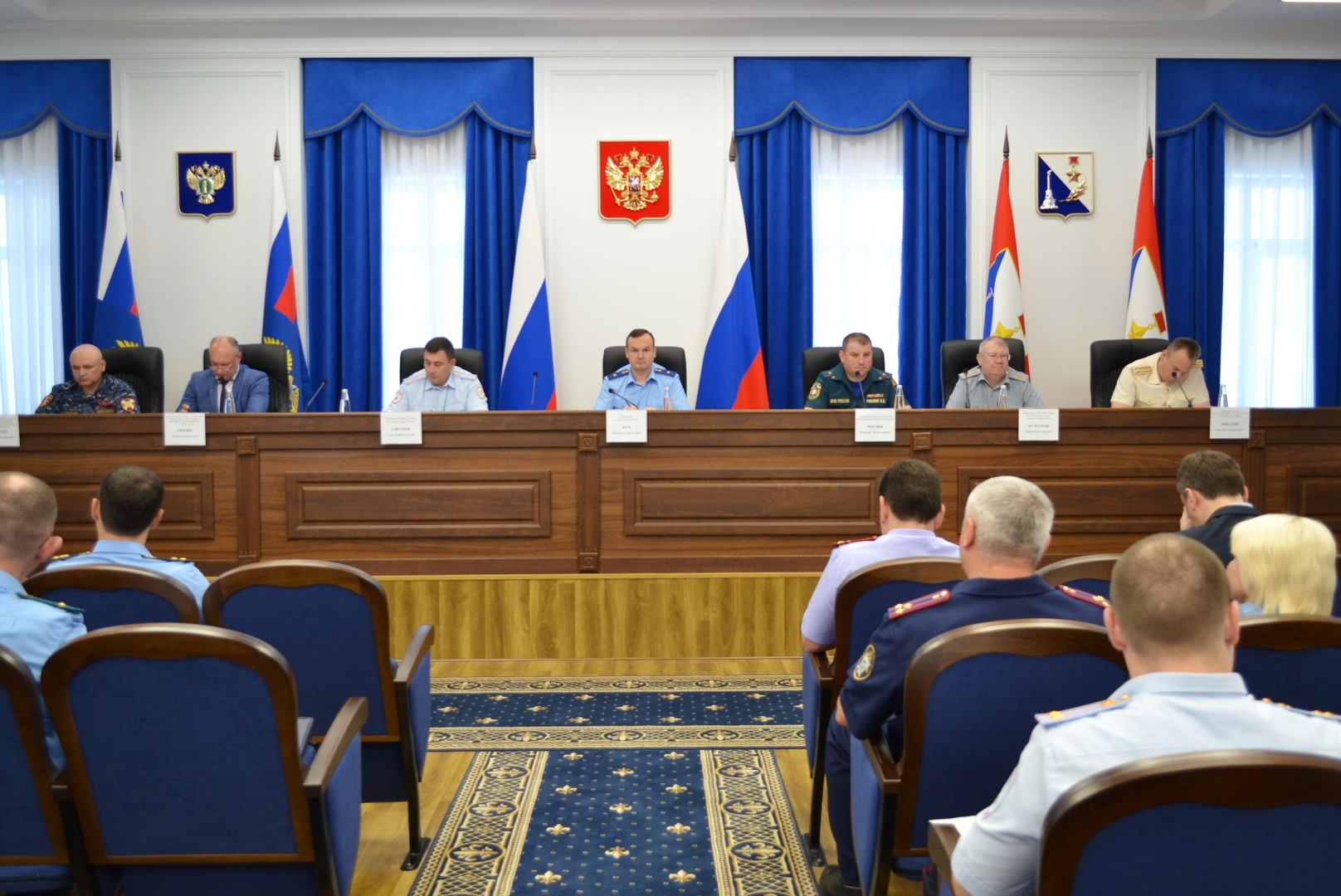 План работы координационного совещания руководителей правоохранительных органов