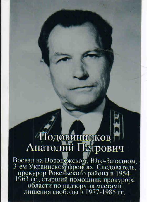 Подовинников Анатолий Петрович
