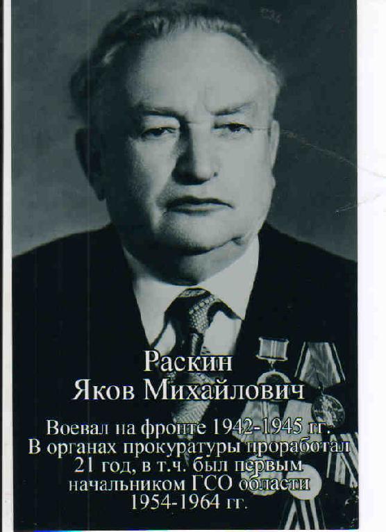 Раскин Яков Менделеевич