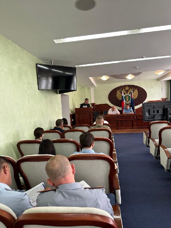 В прокуратуре региона состоялось заседание межведомственной рабочей группы по координации деятельности правоохранительных и иных уполномоченных органов по противодействию правонарушениям в сфере безопасности дорожного движения