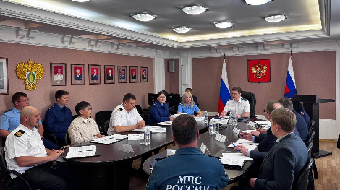 В Восточно-Сибирской транспортной прокуратуре проведено заседание постоянной действующей межведомственной рабочей группы по решению задач в области обеспечения безопасности на внутреннем водном транспорте
