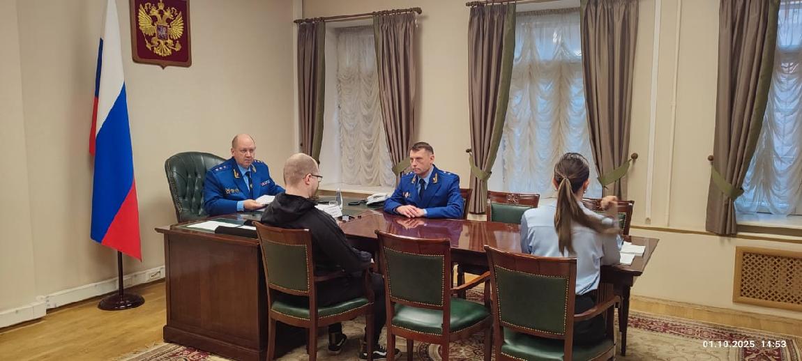 Заместителем Генерального прокурора Российской Федерации проведен прием граждан в приемной Президента Российской Федерации в Северо-Западном федеральном округе