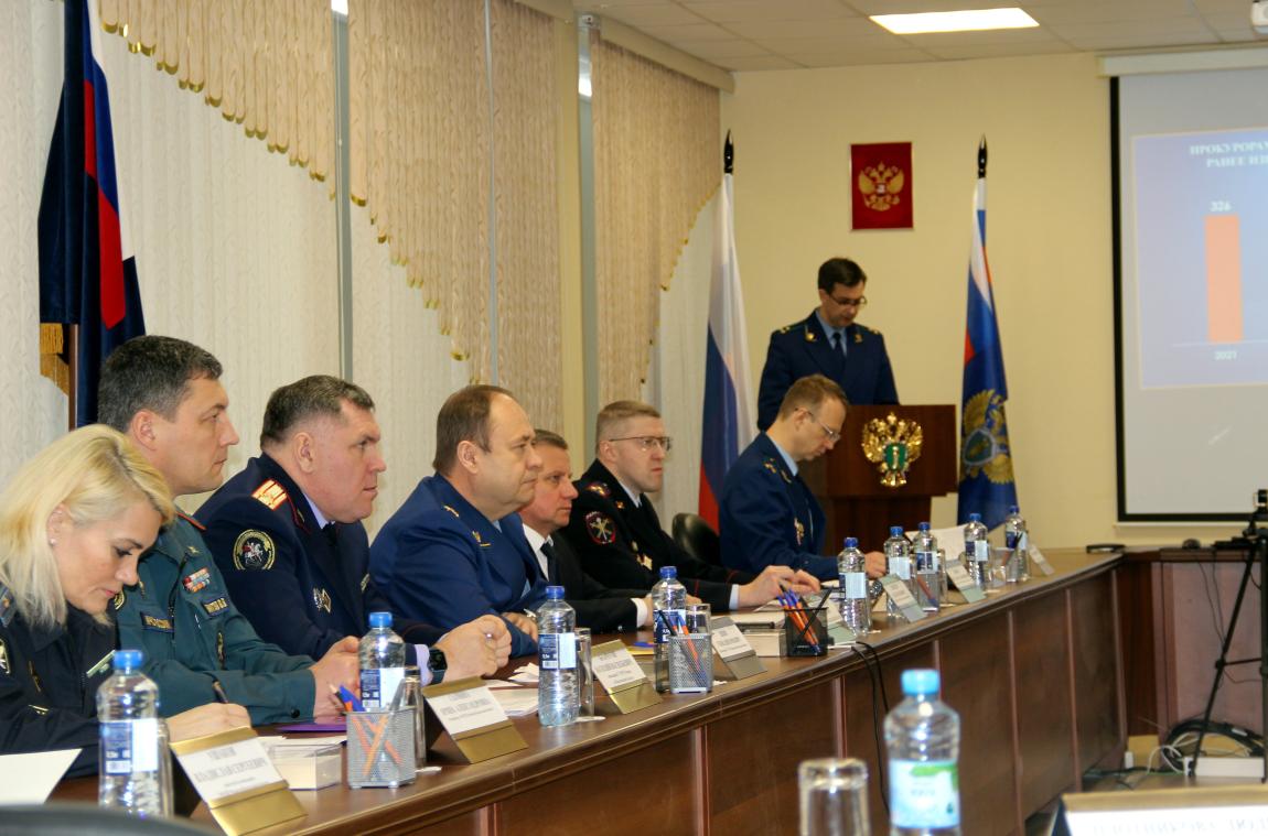В прокуратуре области состоялось заседание координационного совещания руководителей правоохранительных органов Вологодской области