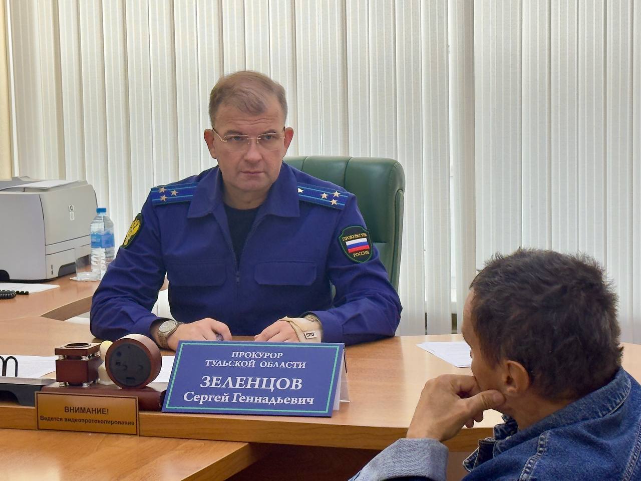 Прокурор Тульской области провел личный прием граждан 