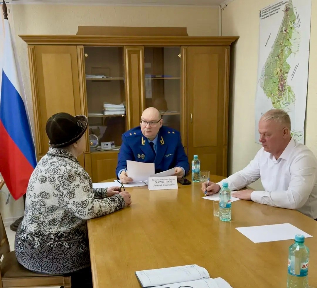 Прокурор Республики Карелия Дмитрий Харченков провел личный прием жителей Сортавальского муниципального округа