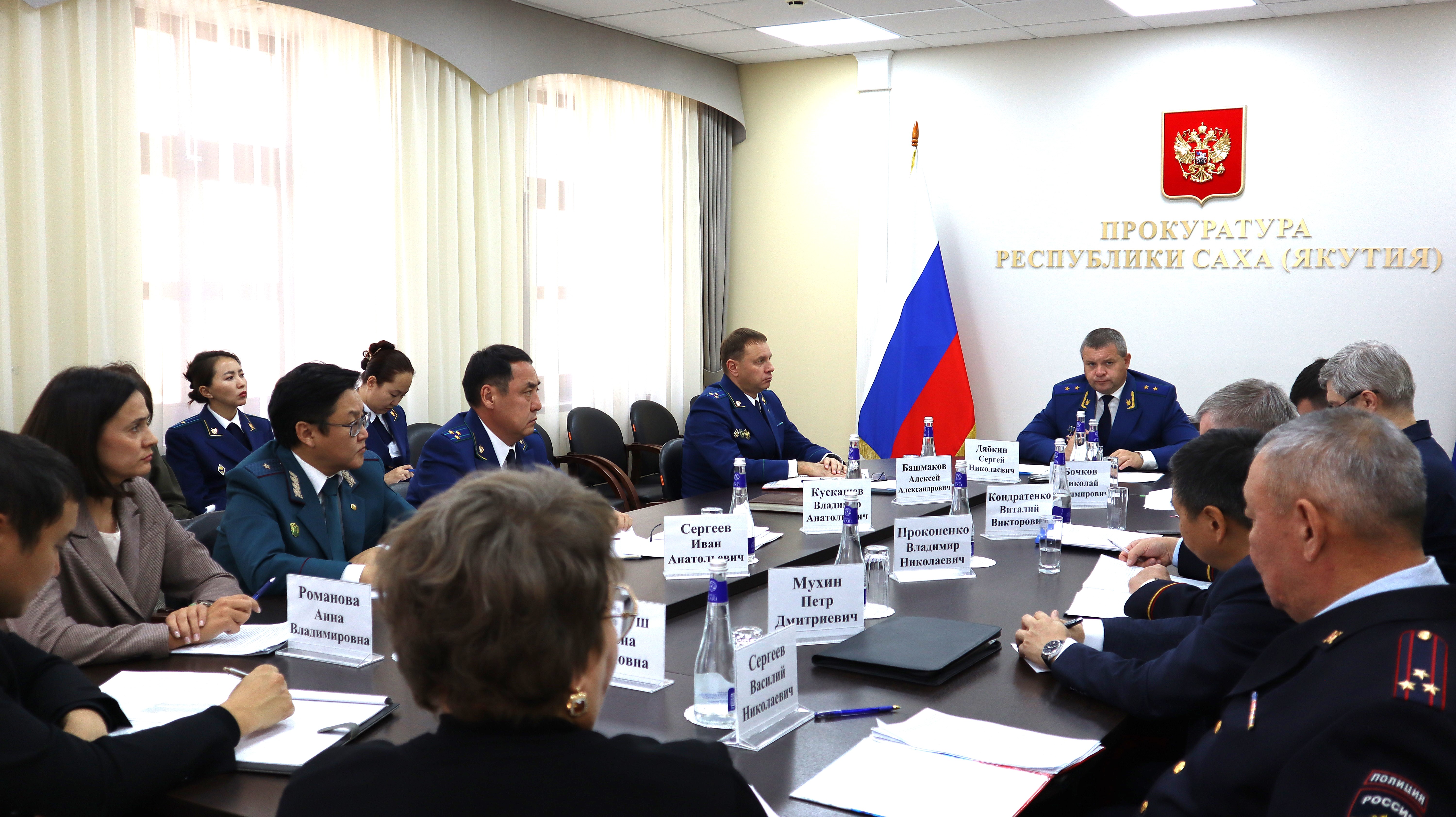 Под председательством прокурора республики Сергея Дябкина рассмотрены вопросы реализации национальных проектов
