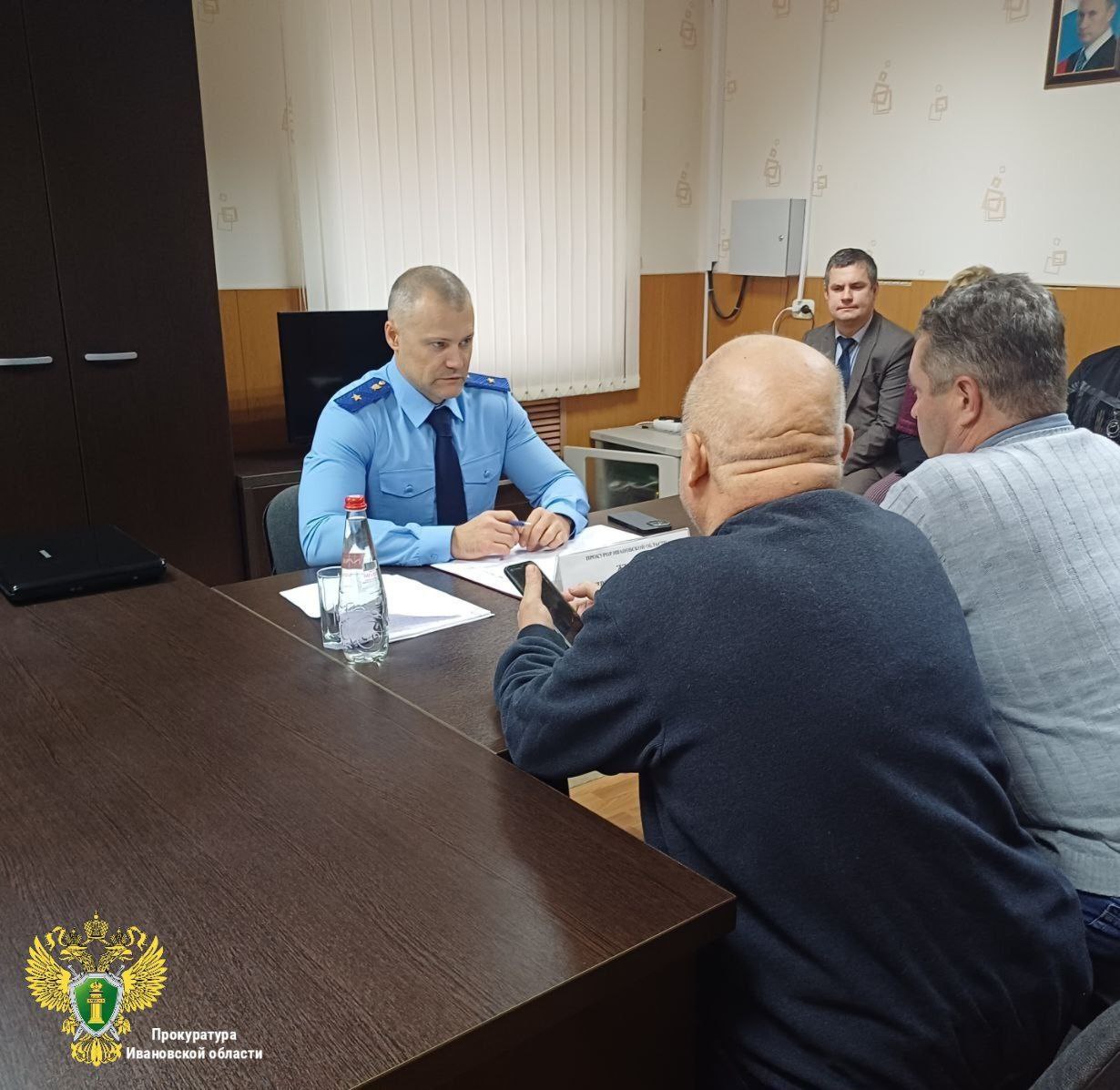 Прокурор Ивановской области Андрей Жугин провел прием граждан в Савине