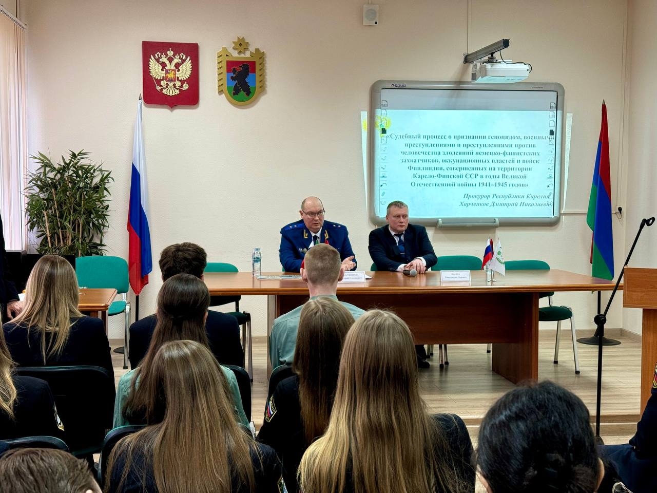 Прокурор республики Дмитрий Харченков провел тематическую лекцию для студентов Северного института 