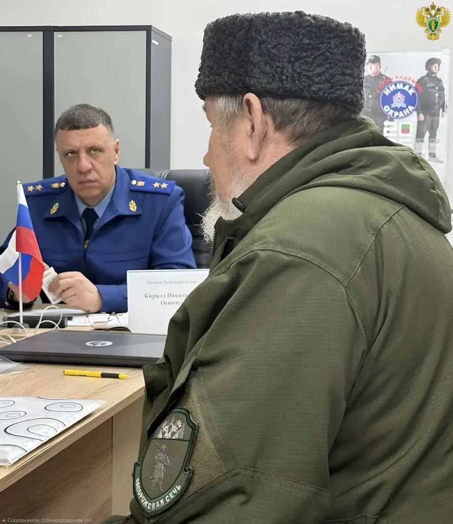 Прокурор Запорожской области провел выездной прием семей участников СВО в филиале фонда «Защитники Отечества»