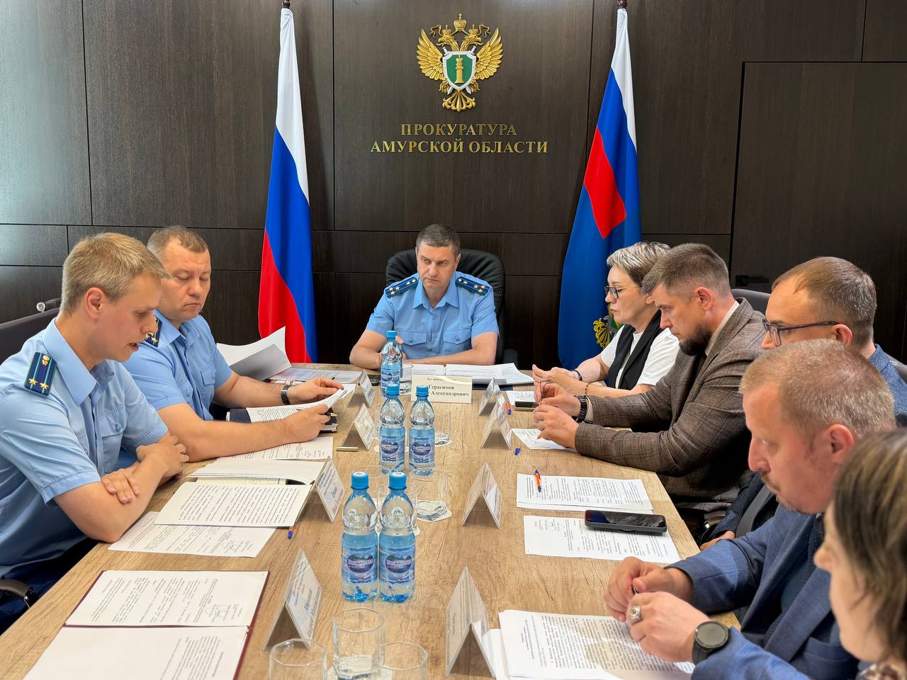 В прокуратуре Амурской области состоялось межведомственное совещание по вопросам подготовки и прохождения паводков в летний и осенний периоды