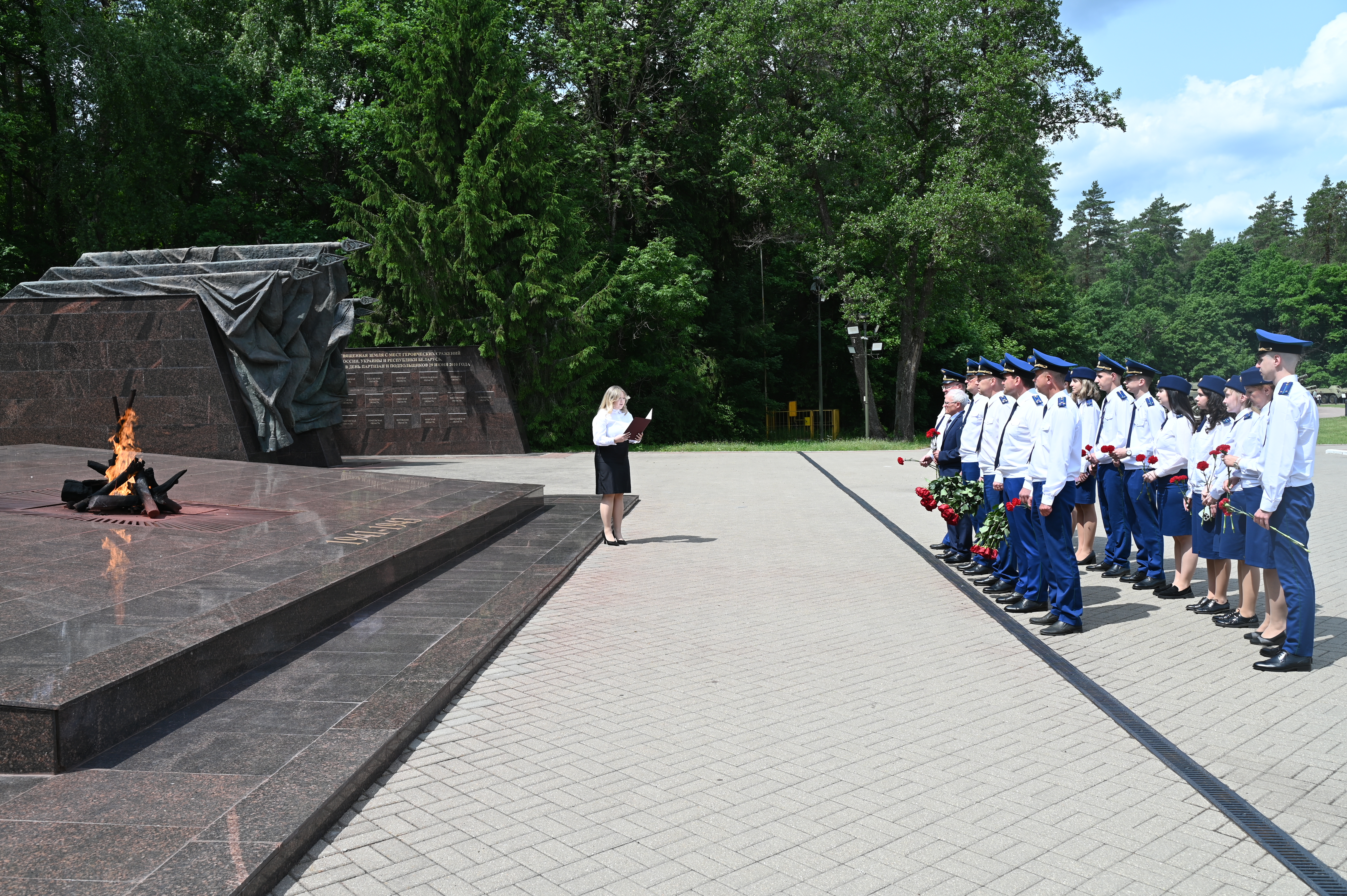 На «Партизанской поляне» прозвучали слова Присяги прокурора