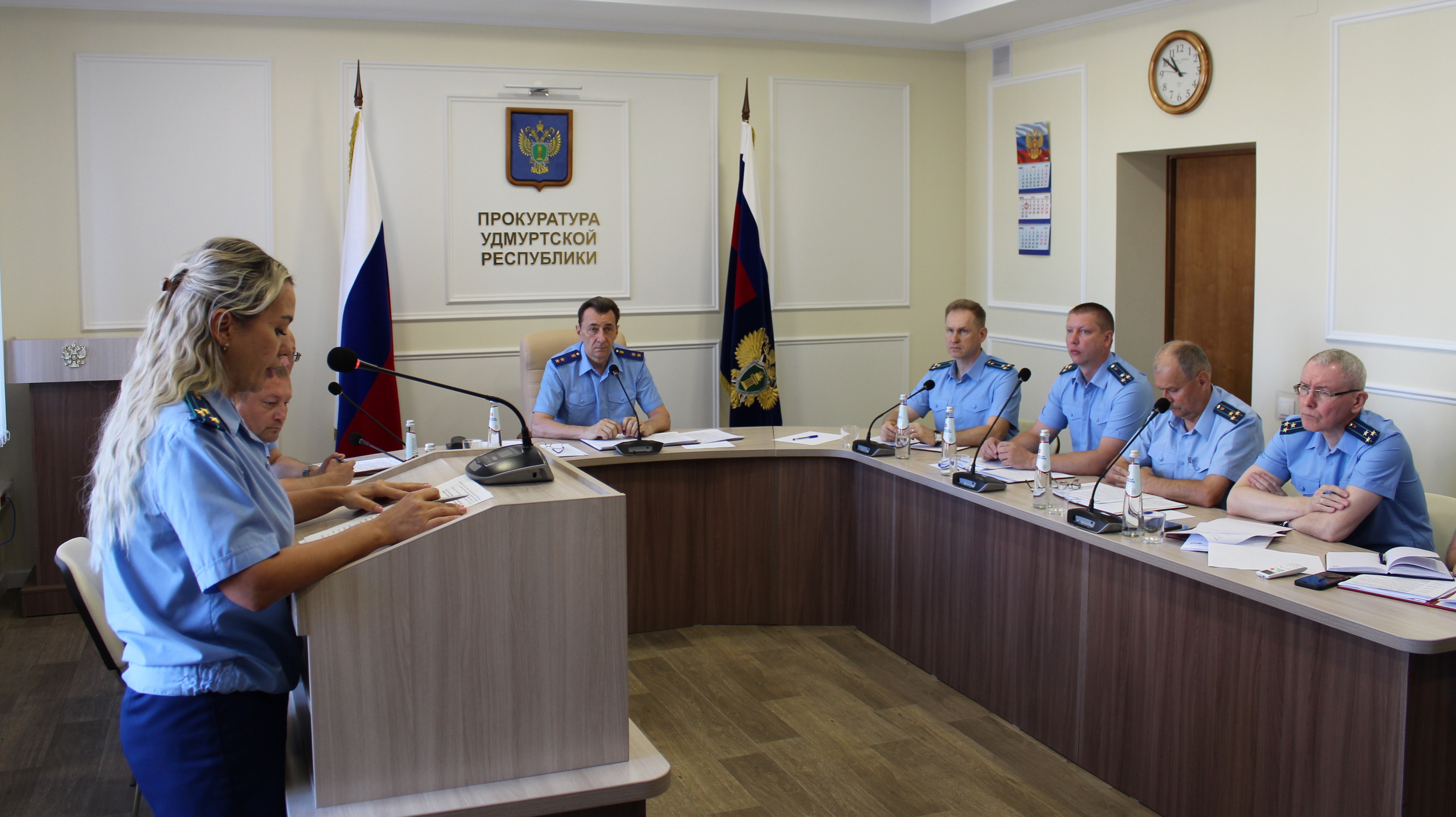 В прокуратуре Удмуртской Республики состоялось заседание коллегии по вопросам состояния законности и практики рассмотрения жалоб и обращений на досудебной стадии уголовного судопроизводства