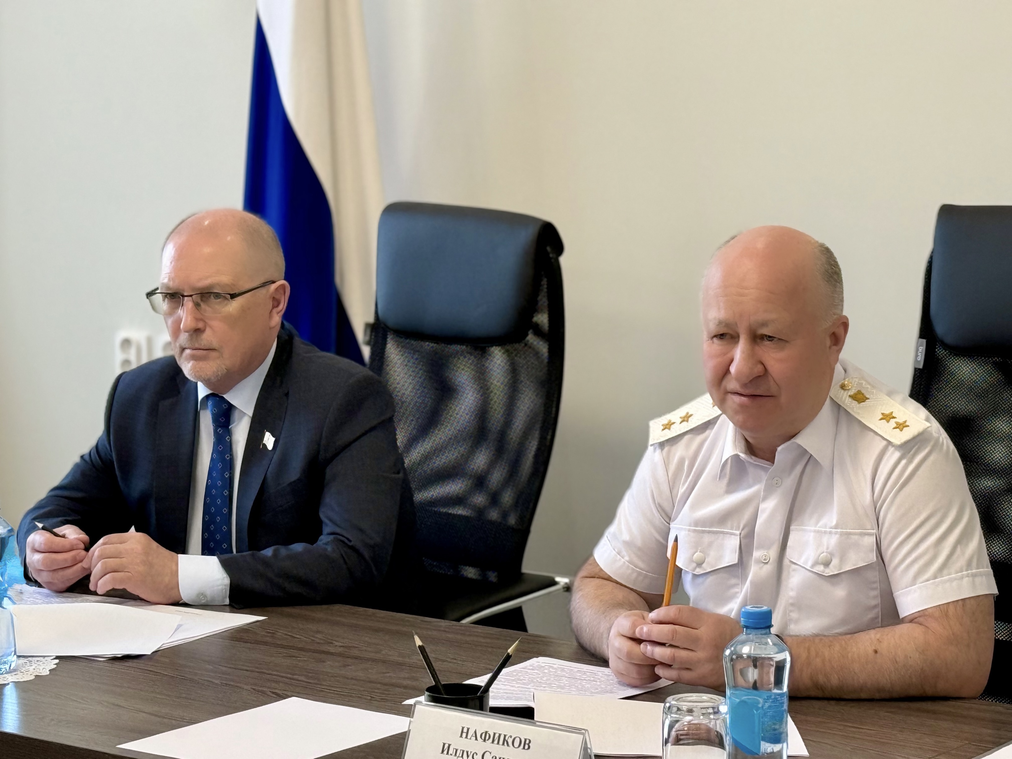 Состоялась очередная рабочая встреча прокурора Республики Марий Эл Илдуса Нафикова с членами Президиума Государственного Собрания республики