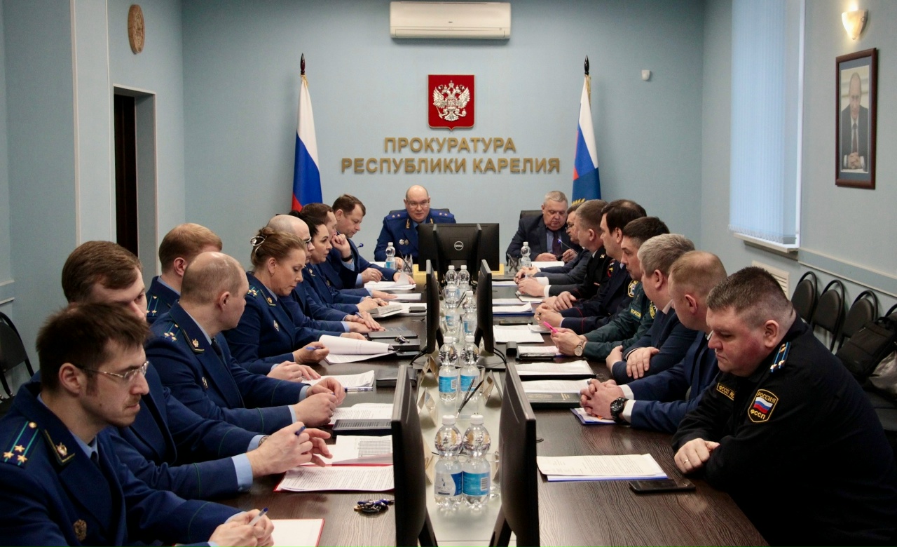 В прокуратуре республики состоялось межведомственное совещание руководителей правоохранительных органов 