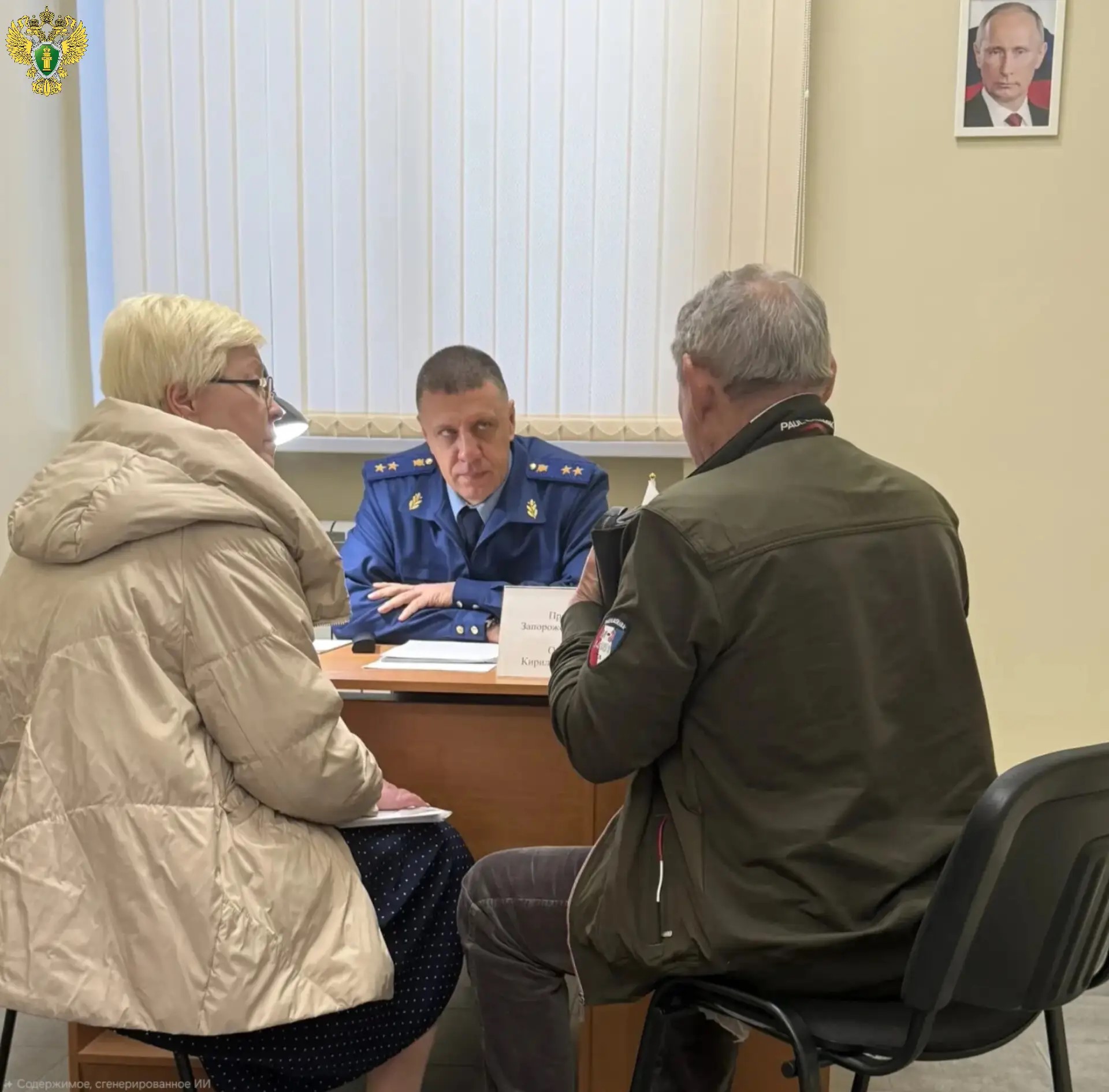 Прокурор Запорожской области провел личный прием предпринимателей