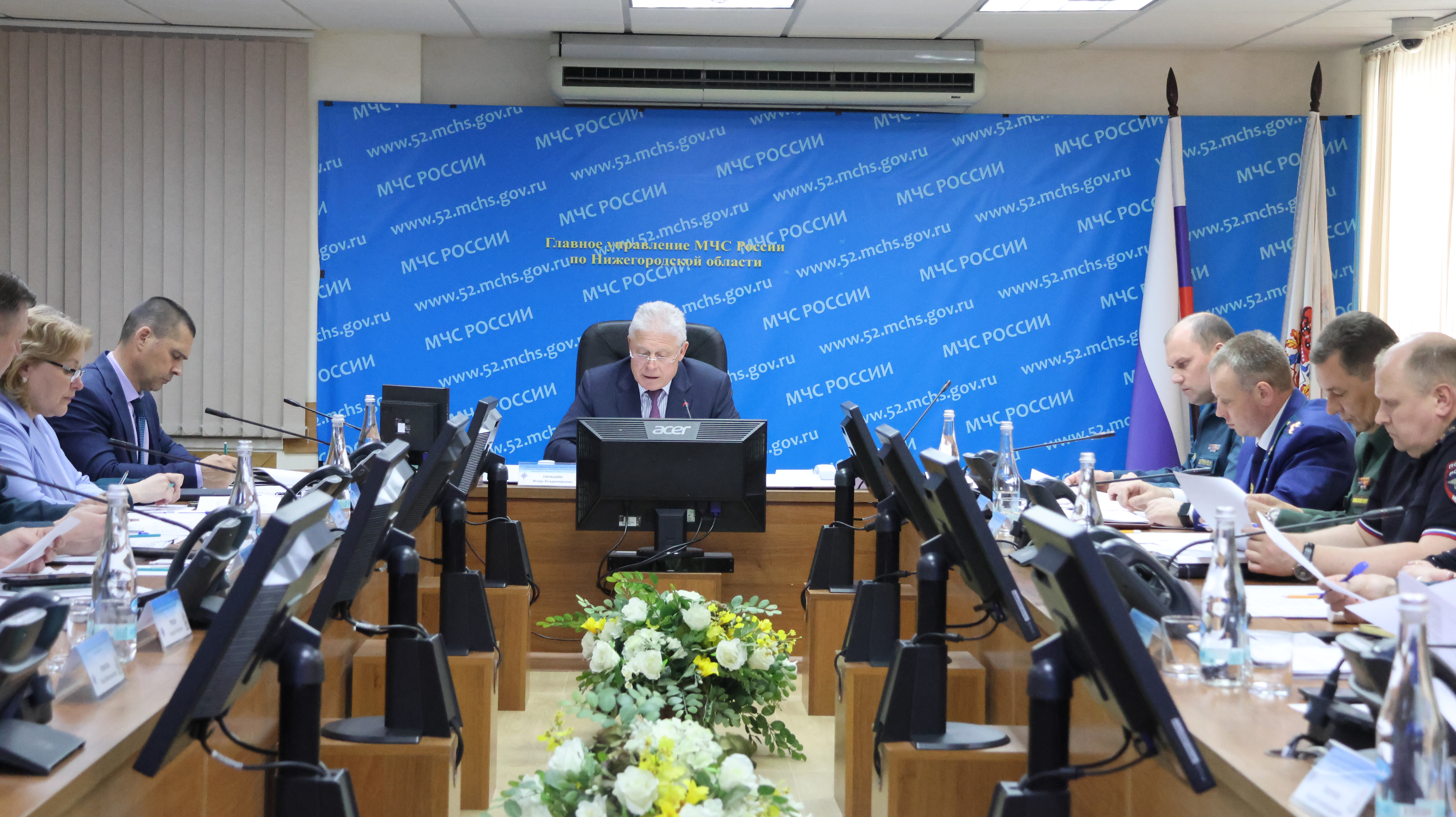 Начальник управления Генеральной прокуратуры Российской Федерации по Приволжскому федеральному округу принял участие в заседании окружной межведомственной комиссии по вопросам защиты населения и территорий от чрезвычайных ситуаций