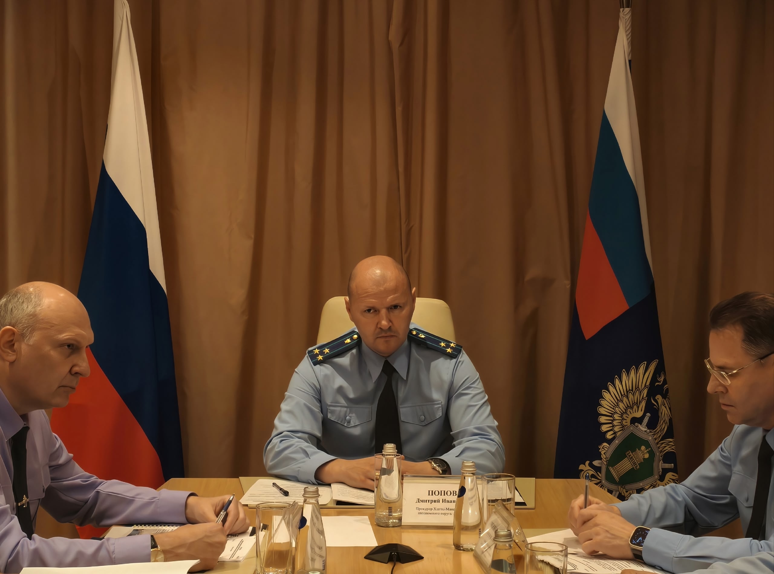 Под председательством прокурора автономного округа Дмитрия Попова состоялось заседание межведомственной рабочей группы по противодействию преступлениям и правонарушения при реализации национальных проектов  