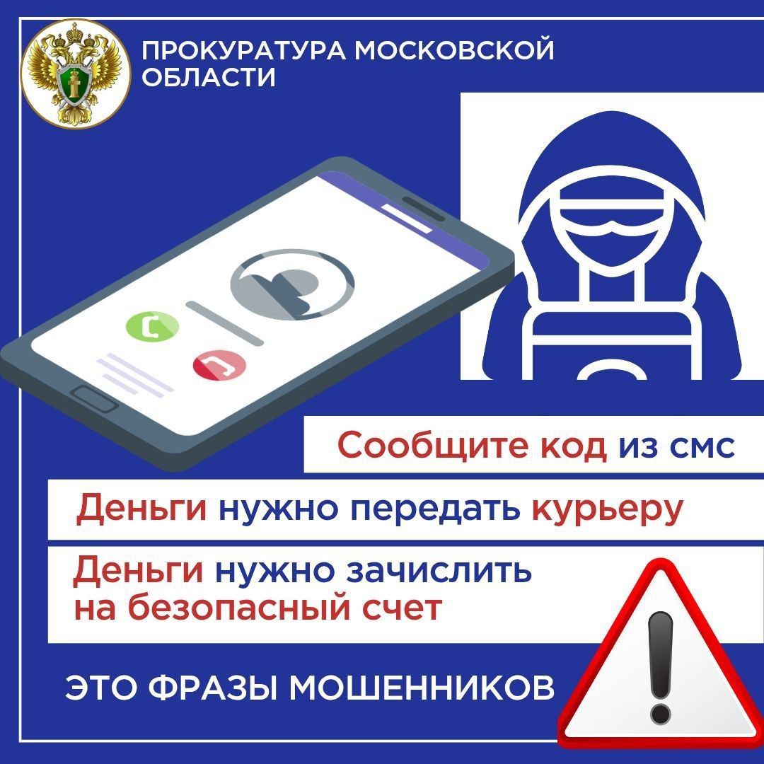 Прокуратура Московской области за 9 месяцев в интересах лиц, ставших жертвами телефонных мошенников, предъявила в суды более 1,2 тыс. исков на сумму почти 700 млн рублей