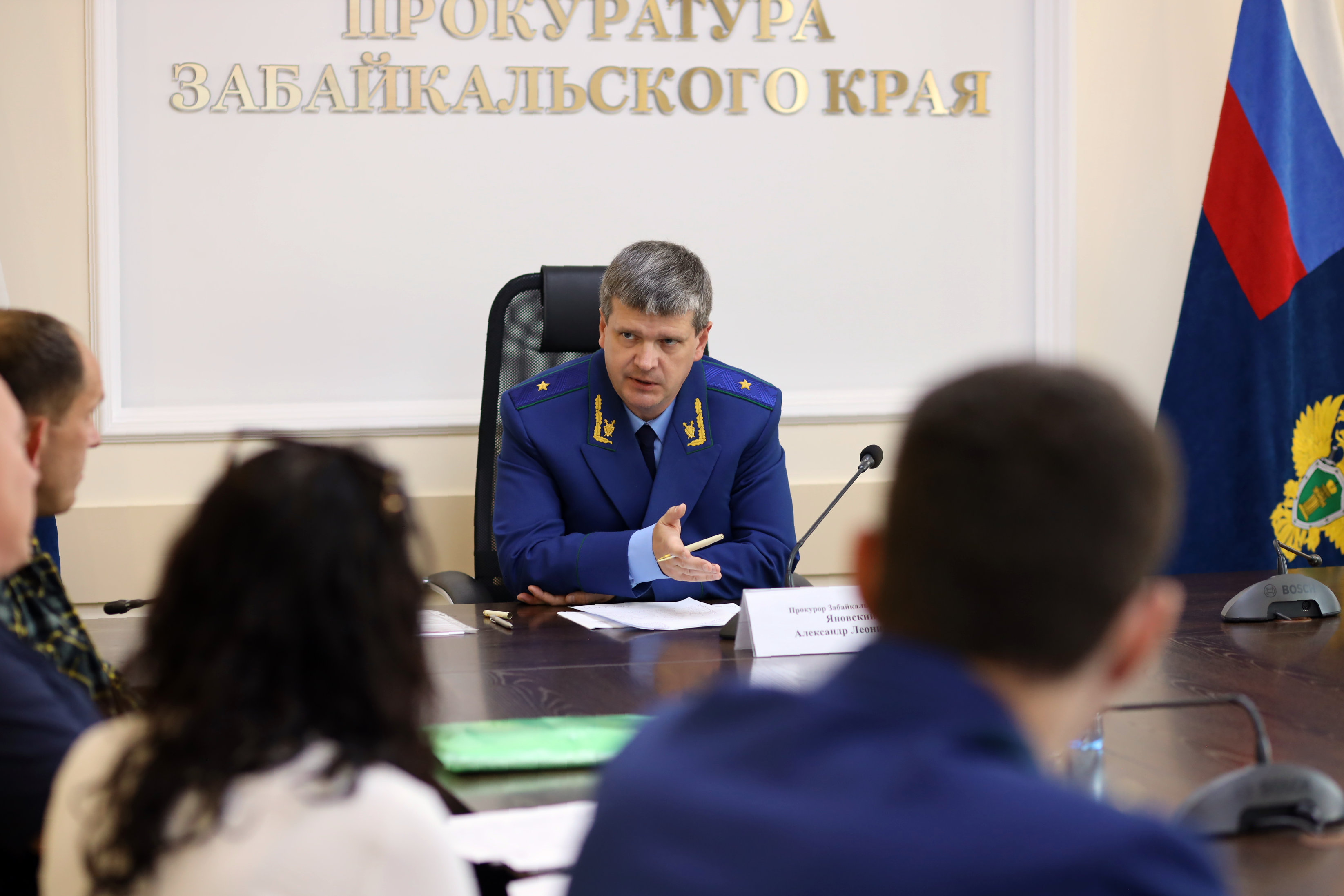 Прокурор Забайкальского края Александр Яновский провел личный прием жителей региона