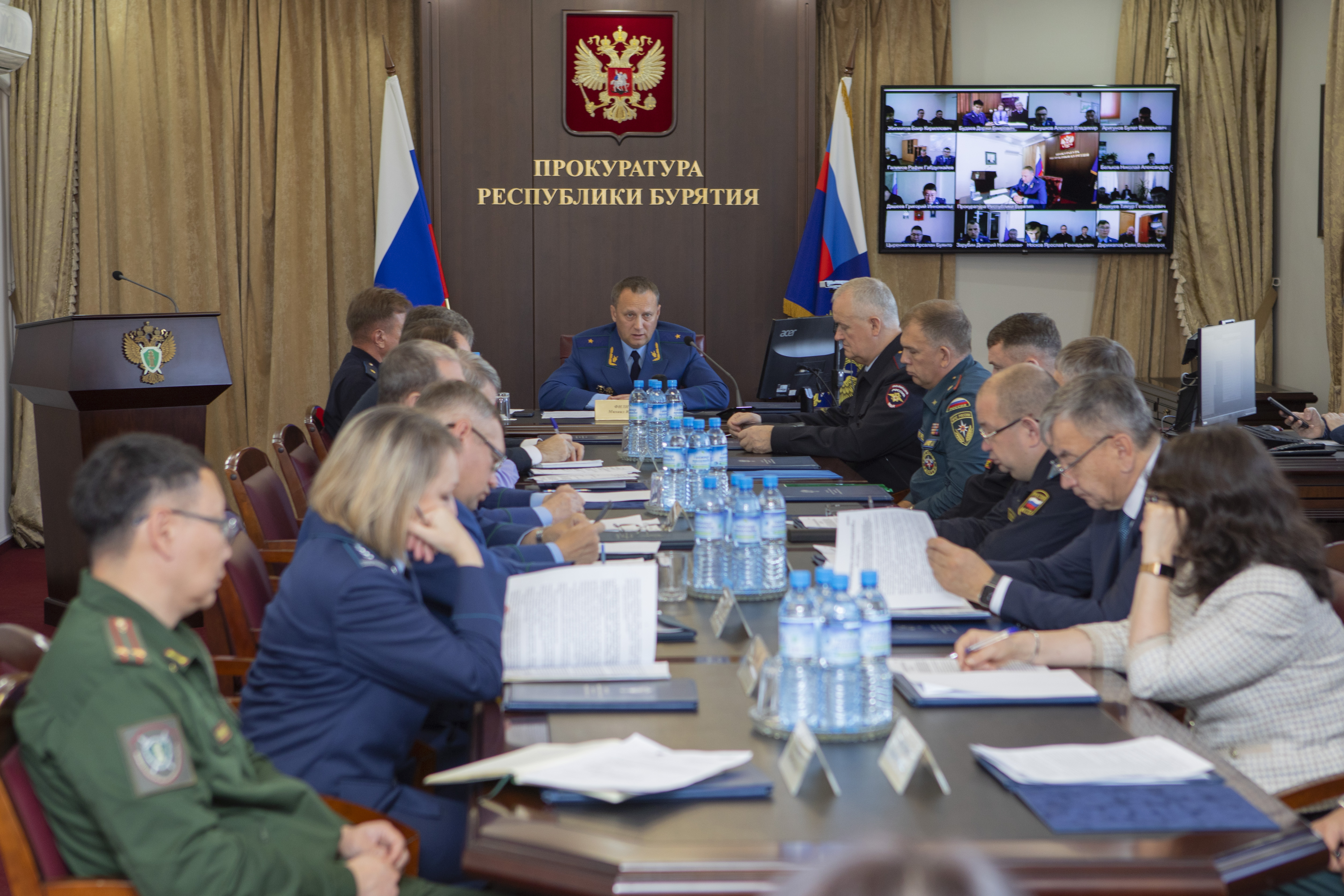 Под председательством прокурора республики состоялось заседание координационного совещания руководителей правоохранительных органов республики .