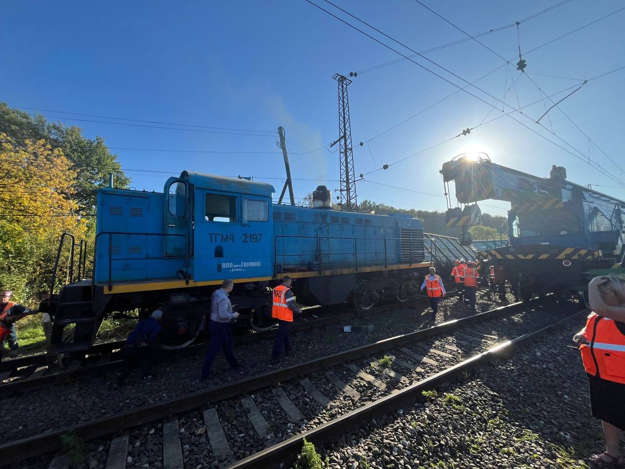 Калужская транспортная  прокуратура организовала  проверочные мероприятия в связи со сходом вагонов грузового поезда