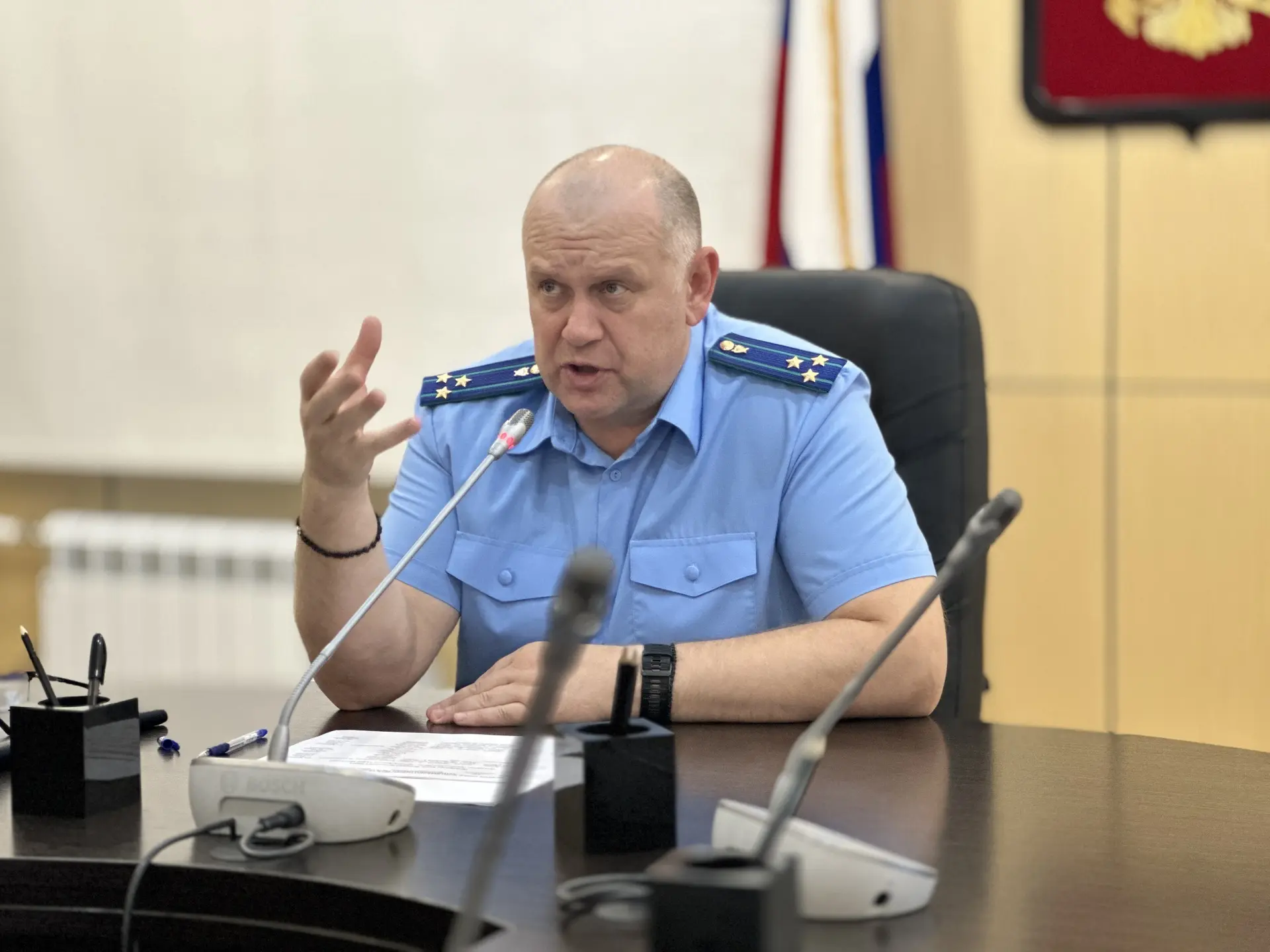 И. о. прокурора ЯНАО Александр Тыльченко провел личный прием граждан в режиме видеоконференцсвязи