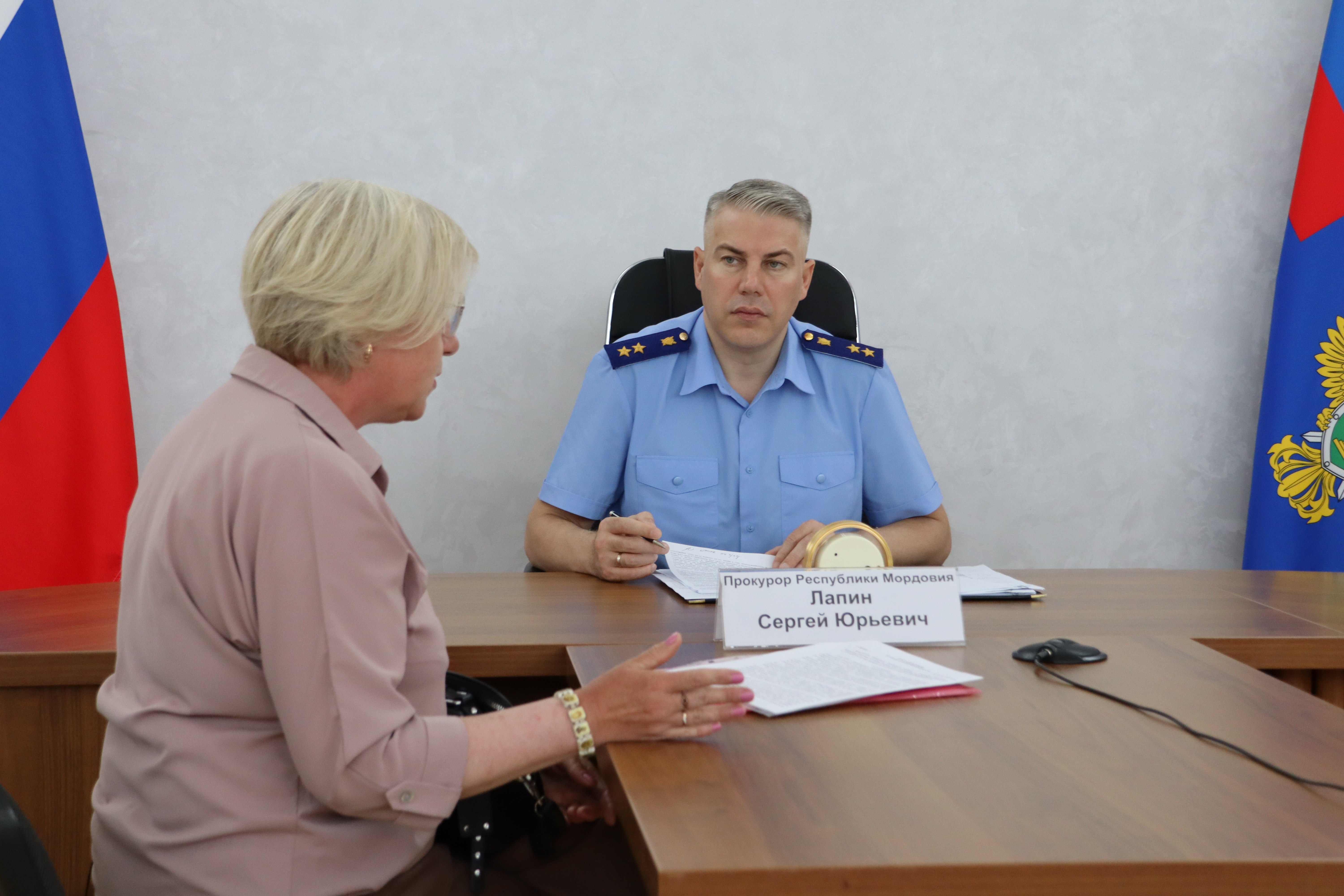 Прокурор Республики Мордовия провел личный прием граждан