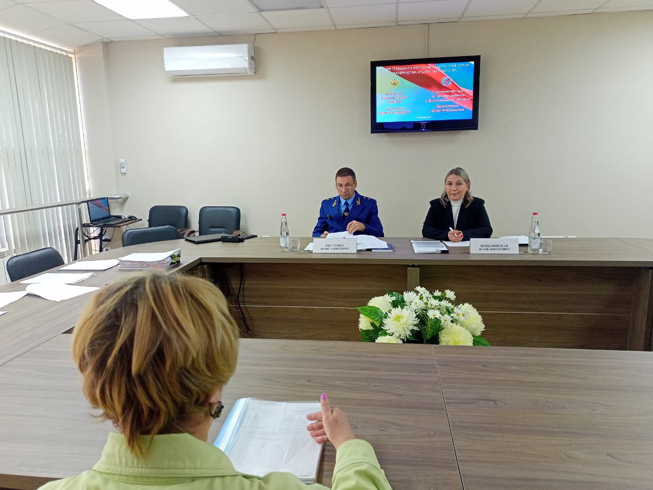 Прокурор региона провел совместный прием с Уполномоченным по правам ребенка в Волгоградской области