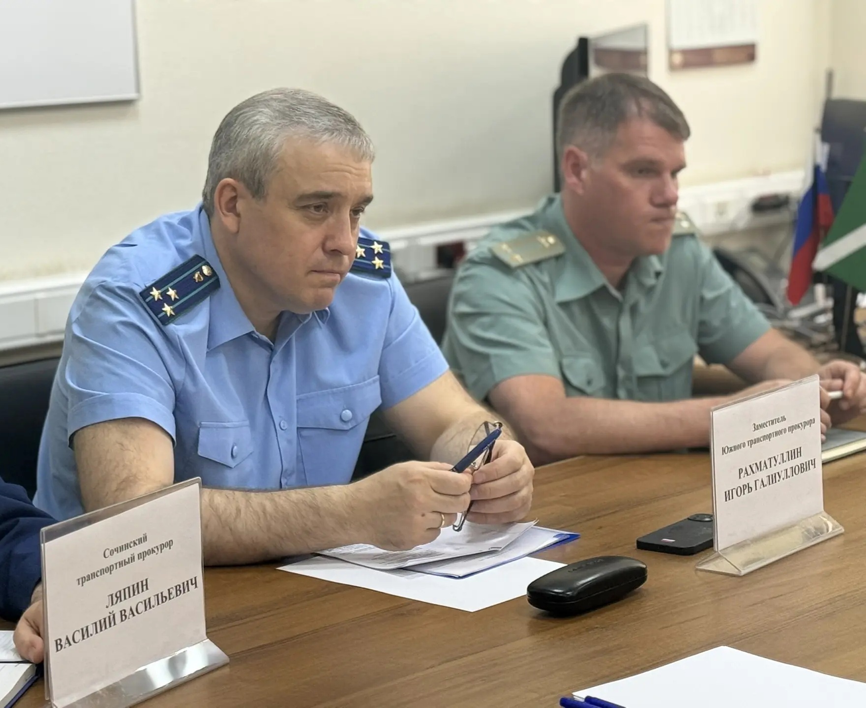 Заместитель Южного транспортного прокурора Игорь Рахматуллин в рамках рабочей поездки посетил Краснодарский край