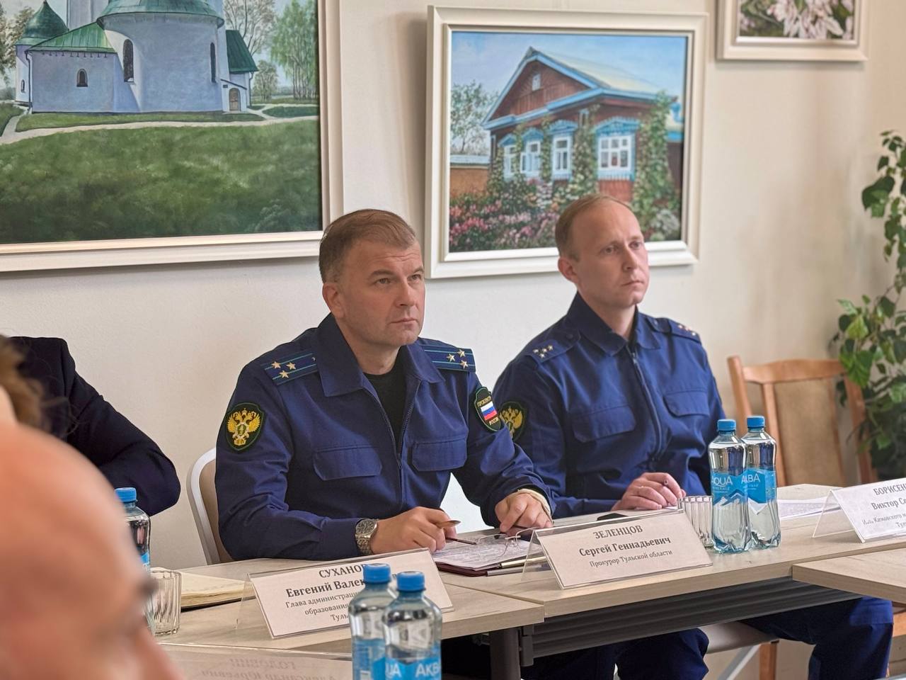 В Кимовске состоялась рабочая встреча прокурора области с представителями бизнес-сообщества 