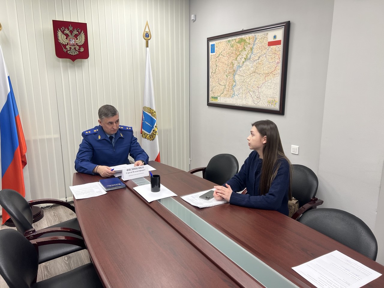 Прокурор Саратовской области Сергей Филипенко провел личный прием жителей региона