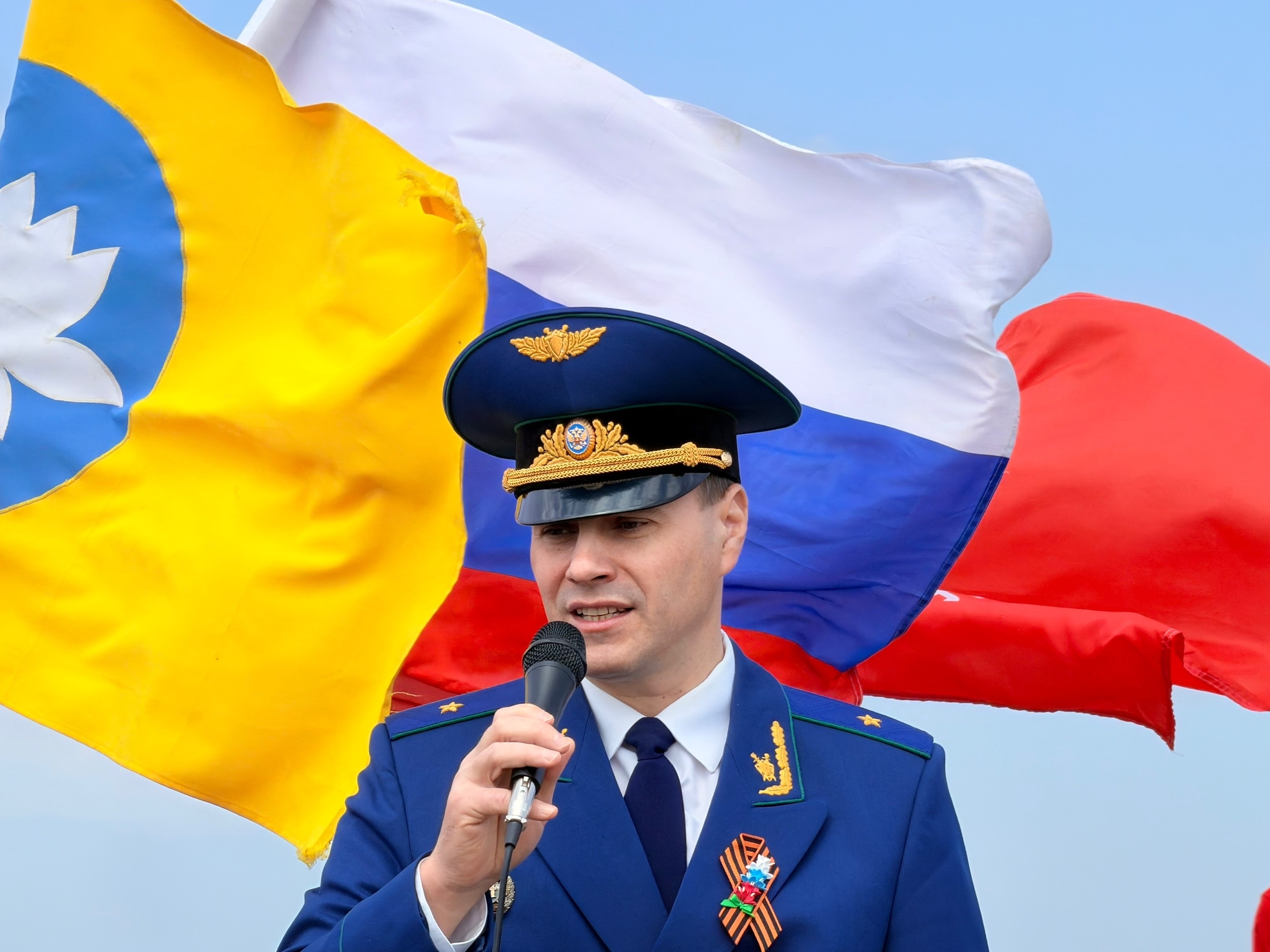 Прокурор республики принял участие в торжественном митинге, посвященном памяти партизанского отряда № 74 «Юста»