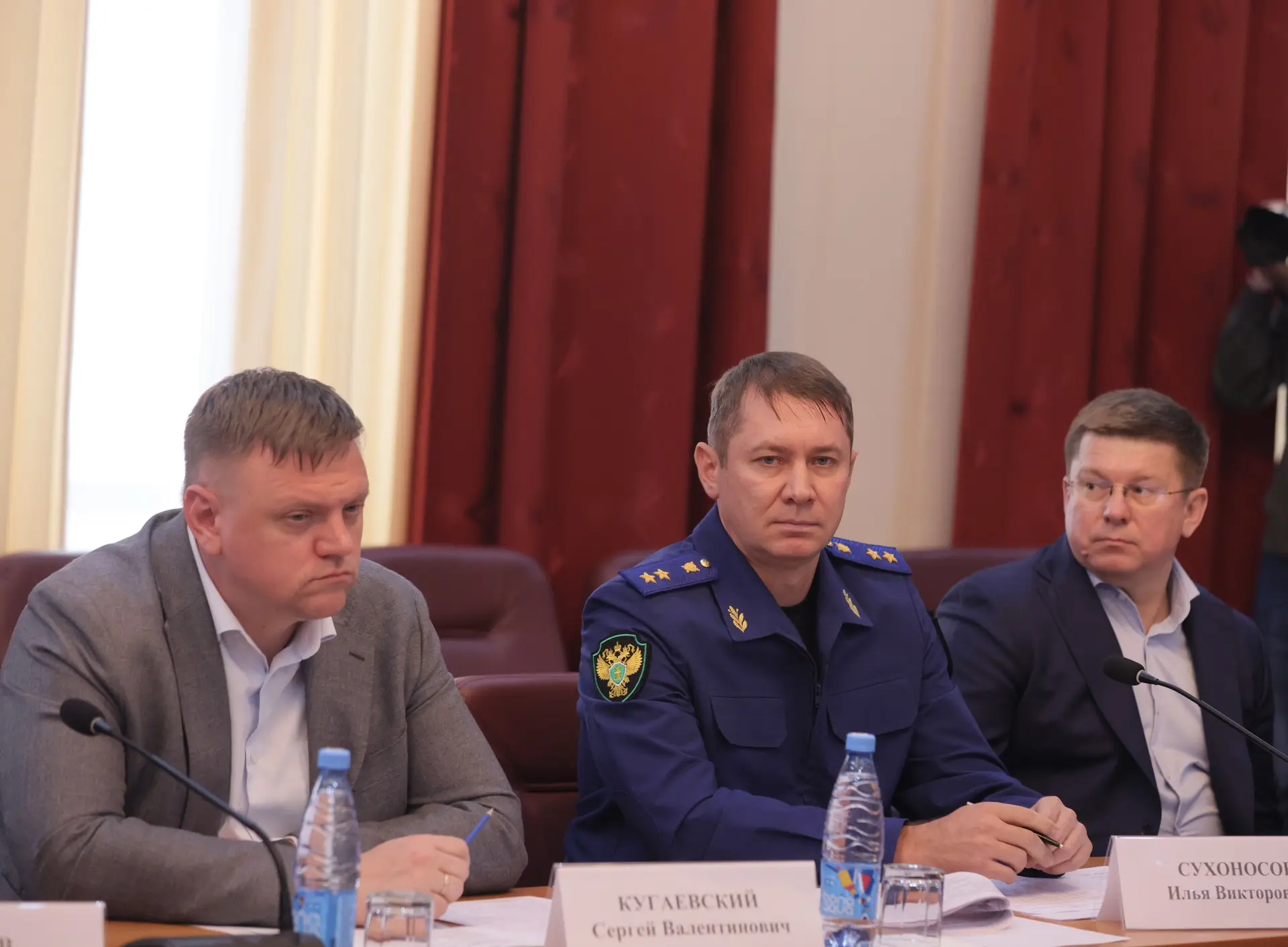 Западно-Сибирский транспортный прокурор Илья Викторович Сухоносов принял участие в первом заседании Морского совета при Губернаторе Красноярского края