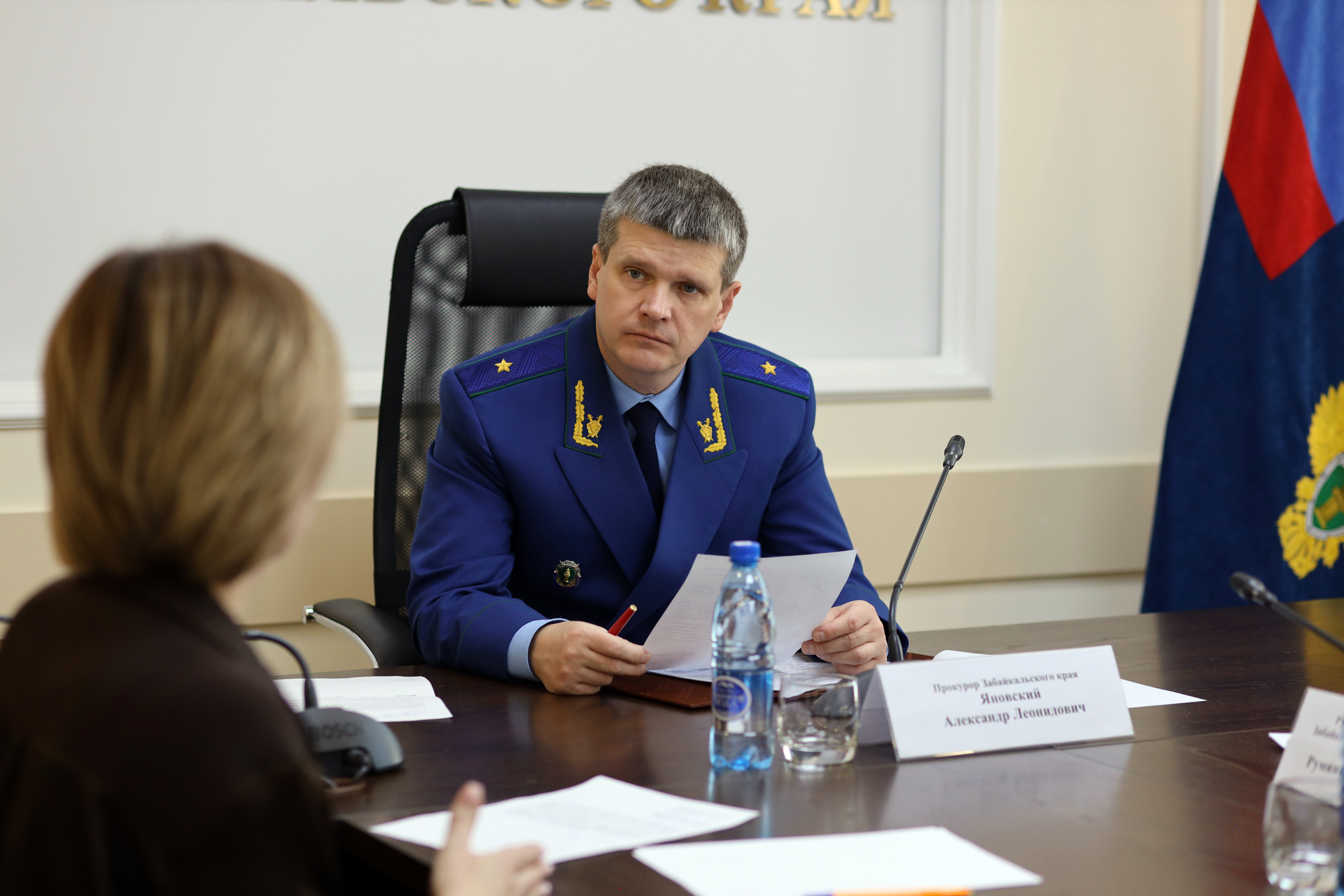 Прокурор региона Александр Яновский провел прием забайкальцев по вопросам исполнения решений судов