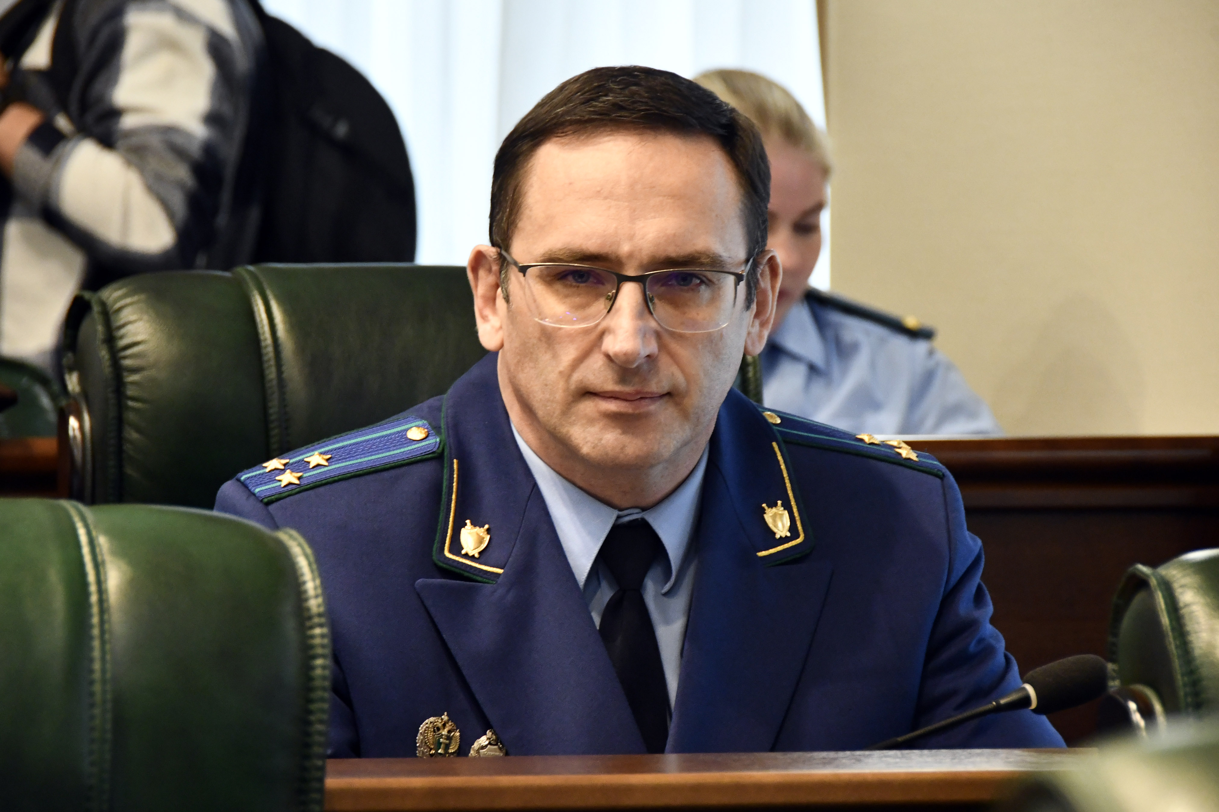 Прокурор области Денис Назаренко принял участие в заседании Законодательного  Собрания Тверской области