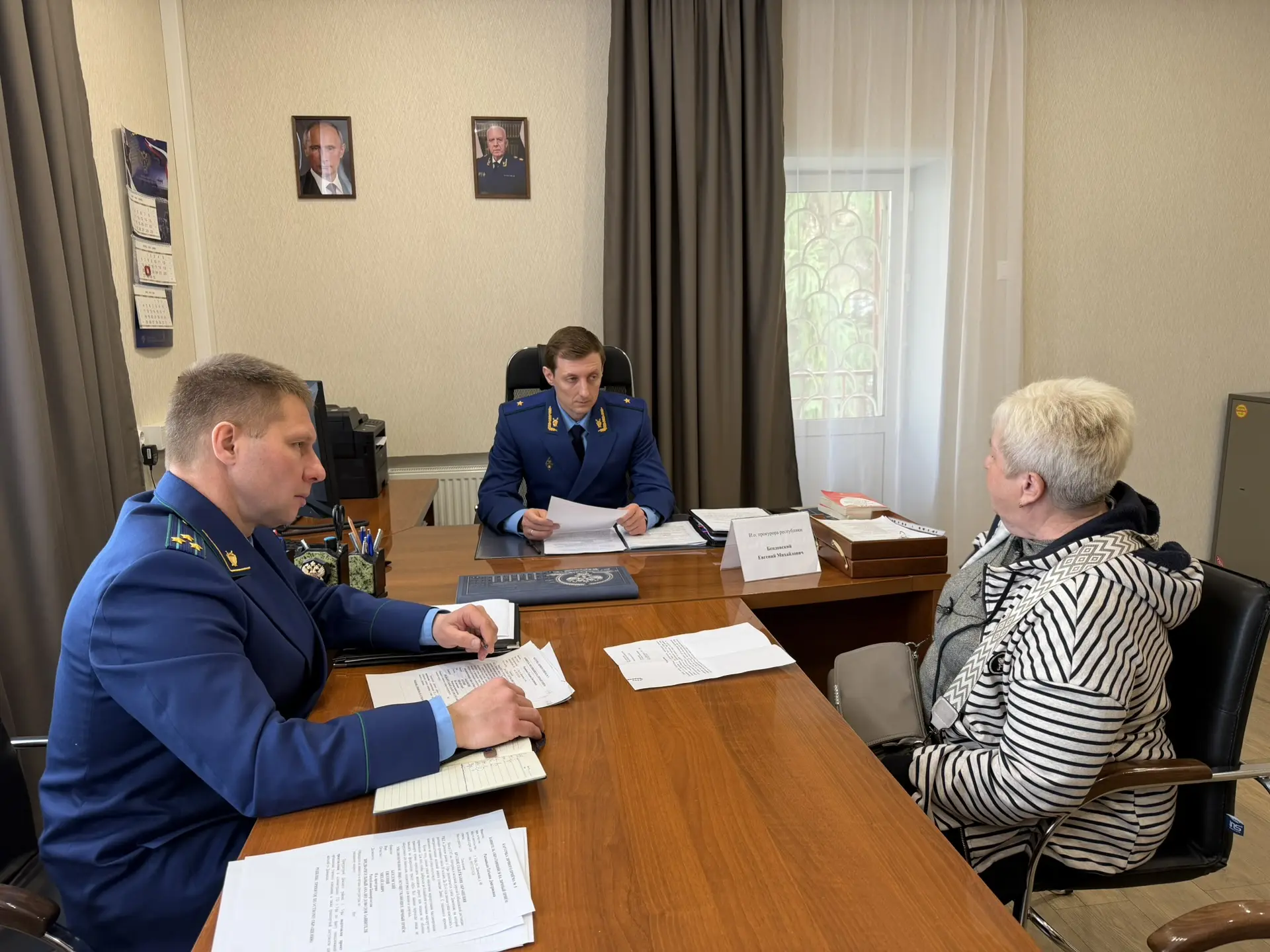 Исполняющий обязанности прокурора республики провел личный прием граждан